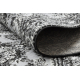 Covor BUENOS cerc 6649 shaggy uni, o singură culoare negru