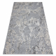 Kilimas Struktūrinis SOLE D3842 šešiakampiai - Plokščiai austi, dviejų sluoksnių vilna, pilka / smėlio spalvos