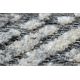 Carpet Structural SOLE D3842 hexagons - Flat woven grey / beige 