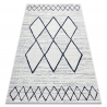 Tapis EN CORDE SIZAL COLOR 47272/396 Losanges CarrésVBlanc