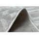 Tæppe Strukturelle SOLE D3851 Boho, diamanter - Fladt vævet, to niveauer af fleece beige