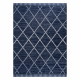 Carpet COLOR 47268/309 SISAL Diamonds Squares Blue