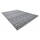 Килим Structural SOLE D3852 BOHO алмази - плоский тканий сірий
