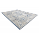 Tapete Structural SOLE D3871 Ornamento, quadro - tecido liso azul / bege