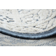 Χαλί Δομική SOLE D3871 Στολίδι, πλαίσιο - Επίπεδη υφαντή μπλε / μπεζ 