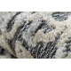 Dywan Strukturalny SOLE D3872 Ornament, ramka - płasko tkany szary / beż
