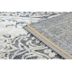 Tapete Structural SOLE D3872 Ornamento, quadro - tecido liso cinzento / bege