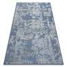 Alfombra Structural SOLE D3811 - Ornamento Tejido plano azul / beige