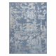Килим Structural SOLE D3811 Орнамент - плоский тканий синій / бежевий