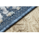 Carpet Structural SOLE D3811 Ornament - Flat woven blue / beige 