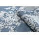 Teppich Strukturell SOLE D3811 Ornament flach gewebt blau / beige