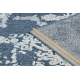 Kilimas Struktūrinis SOLE D3811 Ornamentas - Plokščiai austi, dviejų sluoksnių vilna, mėlyna / smėlio spalvos
