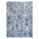 Teppe Strukturell SOLE D3881 Ornament - Flatvevd blå / beige