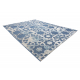 Tappeto Structural SOLE D3881 Ornamento - tessuto piatto blu / beige