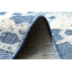 Alfombra Structural SOLE D3881 - Ornamento Tejido plano azul / beige