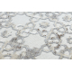 Teppich Strukturell SOLE D3882 Ornament flach gewebt beige / grau 