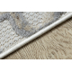 Alfombra Structural SOLE D3882 - Ornamento Tejido plano beige / gris