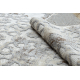 Kilimas Struktūrinis SOLE D3882 Ornamentas - Plokščiai austi, dviejų sluoksnių vilna, smėlio spalvos / pilka