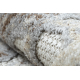 Dywan Strukturalny SOLE D3882 Ornament - płasko tkany beż / szary