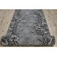Läufer BCF MORAD Trio Blumen, Blätter grau / creme 70 cm