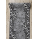 Vloerbekleding BCF MORAD Trio bladje, bloemen grijs 80 cm