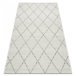 Koberec SISAL SISALO vzor rámu 2900 krémový / béžový