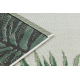 Χαλί COLOR 19435/062 σιζάλ Φύλλα Πράσινο ζούγκλα