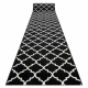 Läufer BCF MORAD Trelis Marokkanisches Spalier schwarz / creme 80 cm