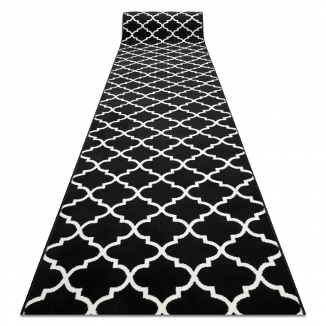 Läufer BCF MORAD Trelis Marokkanisches Spalier schwarz / creme 80 cm