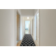 Runner BCF MORAD Trelis Moroccan trellis black / cream 80 cm