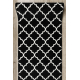 Runner BCF MORAD Trelis Moroccan trellis black / cream 80 cm