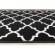 Läufer BCF MORAD Trelis Marokkanisches Spalier schwarz / creme 80 cm