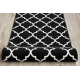 Läufer BCF MORAD Trelis Marokkanisches Spalier schwarz / creme 80 cm