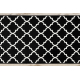Läufer BCF MORAD Trelis Marokkanisches Spalier schwarz / creme 80 cm