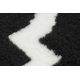 Runner BCF MORAD Trelis Moroccan trellis black / cream 80 cm