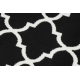 Δρομέας BCF MORAD Τρέλις Μαροκινό πέργκολα μαύρο / κρέμα 120 cm
