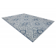 Килим шнуровий SIZAL COLOR 19247/699 квадрати діаманти плитки синій