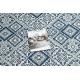 Sisal tapijt SISAL COLOR 19247/699 Vierkant, Diamant, Tegels Blauwkleuring