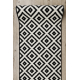 Runner BCF MORAD Ruta diamonds black / cream 100 cm