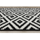 Runner BCF MORAD Ruta diamonds black / cream 100 cm