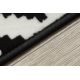 Runner BCF MORAD Ruta diamonds black / cream 100 cm