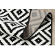 Runner BCF MORAD Ruta diamonds black / cream 100 cm