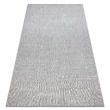 Teppich FLAT 48663/037 SISAL - Silber glatt