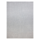 Carpet FLAT 48663/037 SISAL - silver PLAIN 