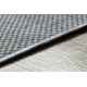 Fonott sizal flat szőnyeg 48663/037 ezüst egyenruha