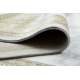 изключителен EMERALD килим 1011 медуза, Гръцки кадър сметана / злато