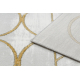 килим EMERALD ексклюзивний 1010 гламур стильний кола крем / золото