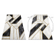 Paklājs EMERALD ekskluzīvs 1015 glamour, stilīgs marvalzis, ģeometriskas melns / zelts