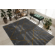 изключителен EMERALD килим 1012 блясък, геометричен, мрамор сив / злато
