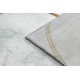 Kizárólagos EMERALD szőnyeg 1016 glamour, elegáns art deco, márvány krém / arany